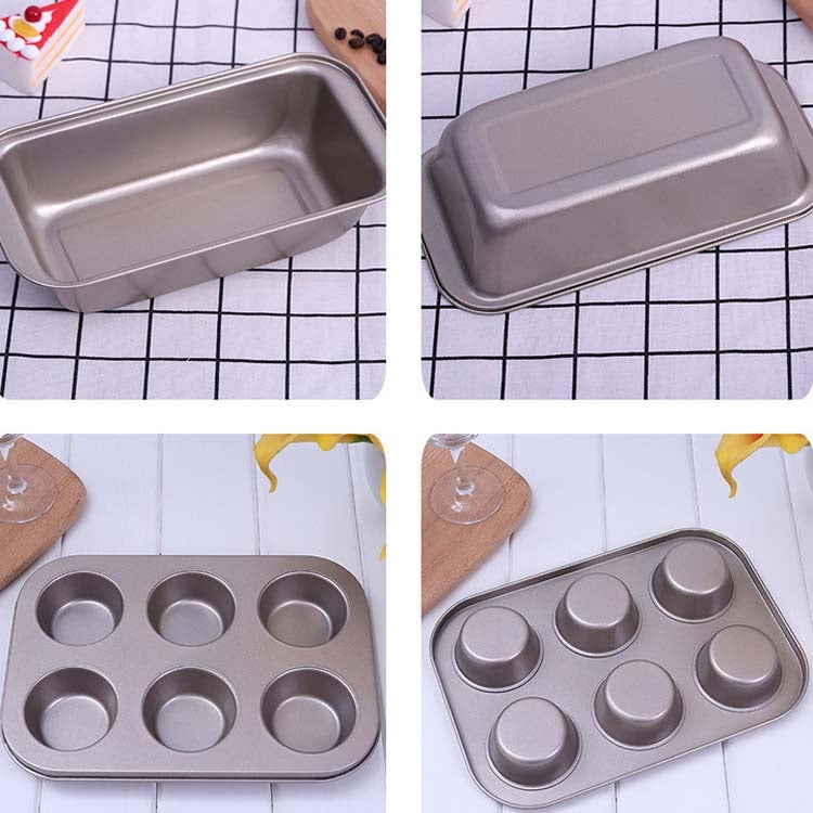 5-in-1 Non-Stick Bakeware Set – Cake Tin, Pizza Pan, Square & Rectangular Baking Trays