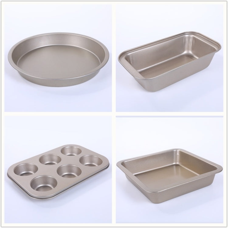 5-in-1 Non-Stick Bakeware Set – Cake Tin, Pizza Pan, Square & Rectangular Baking Trays