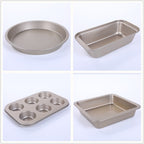 5-in-1 Non-Stick Bakeware Set – Cake Tin, Pizza Pan, Square & Rectangular Baking Trays