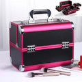 Professional Makeup Box Beauty Salon Manicure Toolbox, Magic Red, Coral Powder, Elegant Black, Noble Powder, Oversized Black, Oversized Pink Magic Red