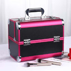 Professional Makeup Box Beauty Salon Manicure Toolbox, Magic Red, Coral Powder, Elegant Black, Noble Powder, Oversized Black, Oversized Pink