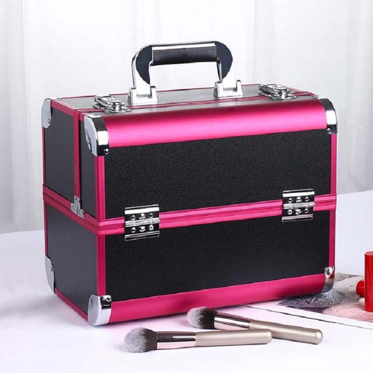 Professional Makeup Box Beauty Salon Manicure Toolbox, Magic Red, Coral Powder, Elegant Black, Noble Powder, Oversized Black, Oversized Pink