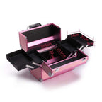 Professional Makeup Box Beauty Salon Manicure Toolbox, Magic Red, Coral Powder, Elegant Black, Noble Powder, Oversized Black, Oversized Pink