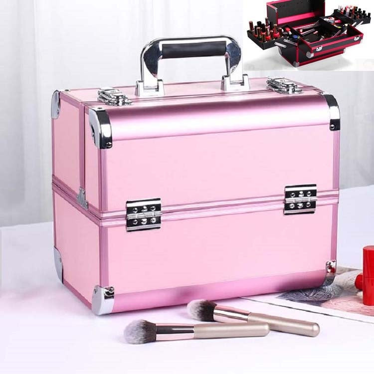 Professional Makeup Box Beauty Salon Manicure Toolbox, Magic Red, Coral Powder, Elegant Black, Noble Powder, Oversized Black, Oversized Pink – Durable Build, Easy to Use Coral Powder
