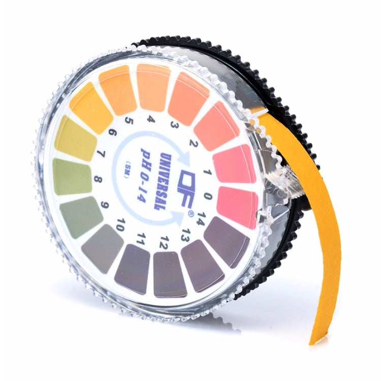 5Meters 0-14 PH Test Paper Alkaline Acid Indicator Paper For Water Urine Saliva Litmus Testing Measuring Analysis Kits Default Title