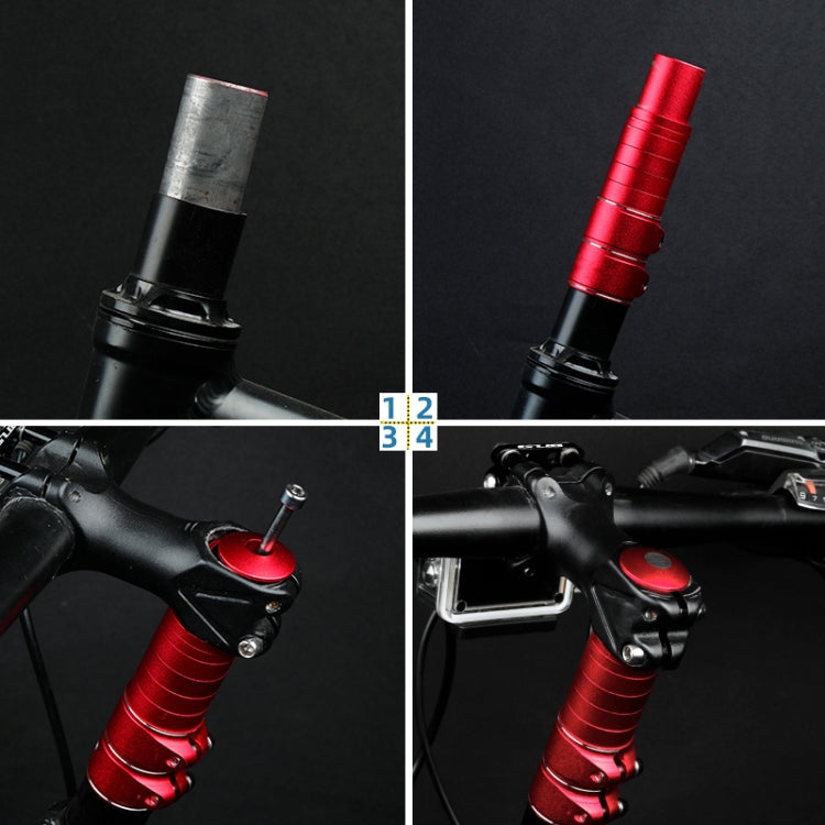 FMFXTR Mountain Bike Handlebar Aluminum Alloy Height Increaser, 8.5cm Blue, 8.5cm Black, 8.5cm Red, 11.4cm Black, 11.4cm Red, 11.4cm Blue, 14.4cm Black, 14.4cm Red, 14.4cm Blue, 17.5cm Black, 17.5cm