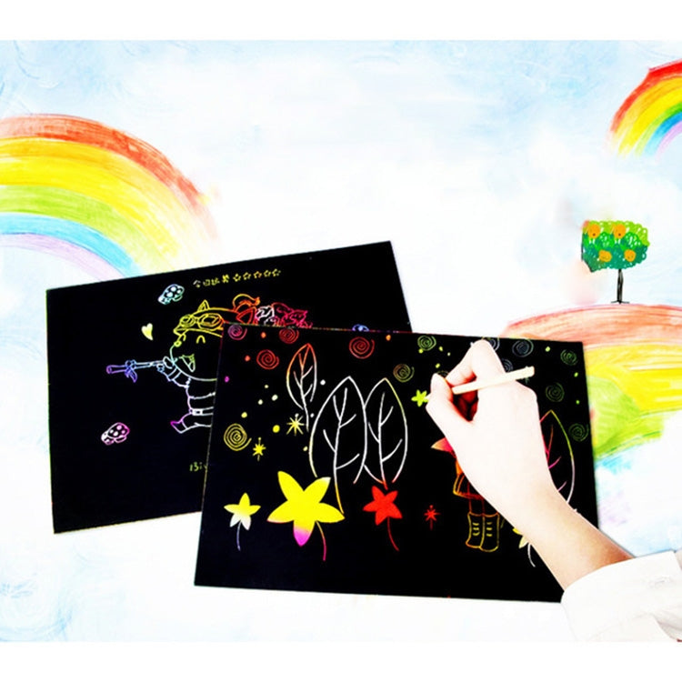 20 PCS DIY Handmade Creative Scratch Painting Art Paper Children Educational Toys, 20 PCS Scratch Painting Art Paper 20 PCS Scratch Painting Art Paper