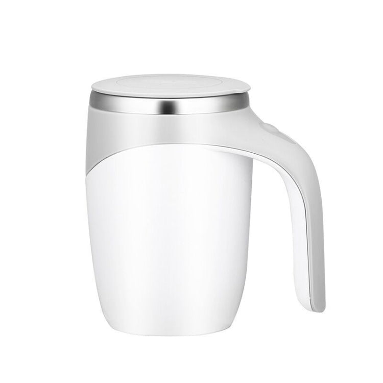 Electric Stirring Cup Milkshake Coffee Stirring Cup, Electric (White), Electric (Brown) Electric (White) White