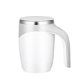 Electric Stirring Cup Milkshake Coffee Stirring Cup, Electric (White), Electric (Brown) Electric (White) White