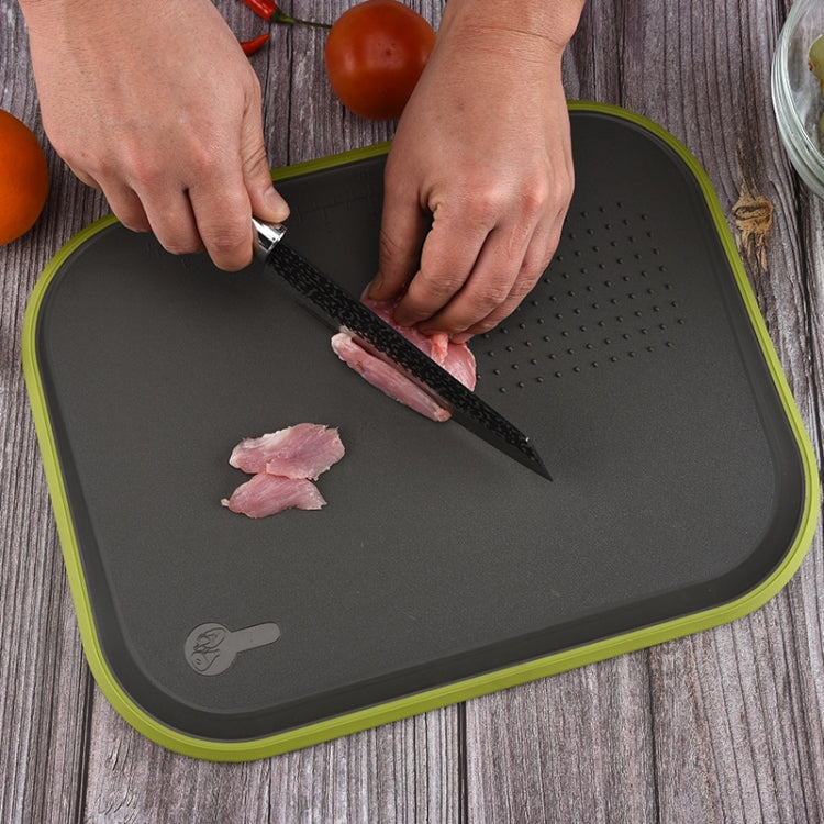 Multifunctional Anti-skid Double-sided Cutting Board Fruit Plastic Cutting Board, Square Square