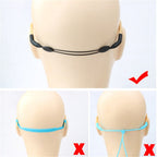 Adjustable Glasses Lanyard Sports Glasses Non-slip Ear Hook Cover, Size:25cm for Children, 25cm for Children, 30cm for Adult, 35cm for Adult – Lanyard, Non-slip