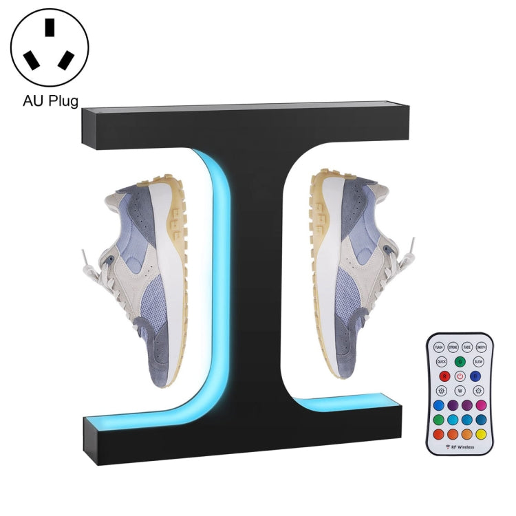 LM-011 LED Lighting Magnetic Levitation Shoes Display Stand, 15mm Black+White Light, 15mm White+White Light, 15mm Black+Color Light+RC, 28mm Black+White Light, 28mm White+White Light, 28mm Black+Color Light+RC – Magnetic 28mm Black+Color Light+RC AU Plug
