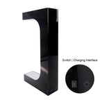 LM-001 LED Lighting Magnetic Levitation Shoes Display Stand, 28mm Black+Color Lamp+RC, 28mm White+Color Lamp+RC