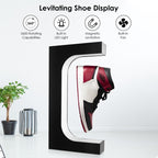 LM-001 LED Lighting Magnetic Levitation Shoes Display Stand, 28mm Black+Color Lamp+RC, 28mm White+Color Lamp+RC
