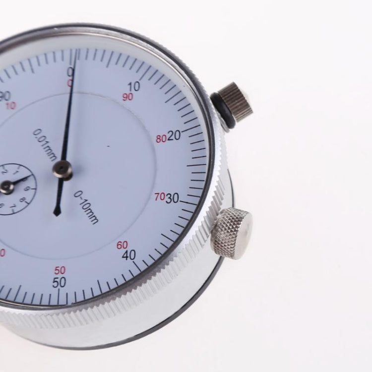 0.01mm Precision Tool Dial Indicator Gauge Professional Portable Dial Test Indicator Accuracy Measurement Instrument Tools, 0-10mm