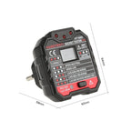 HT106 Socket Testers Voltage Test Detector Ground Line Neutral Line Live Line Leakage Electroscope, UK Plug, EU Plug, US Plug