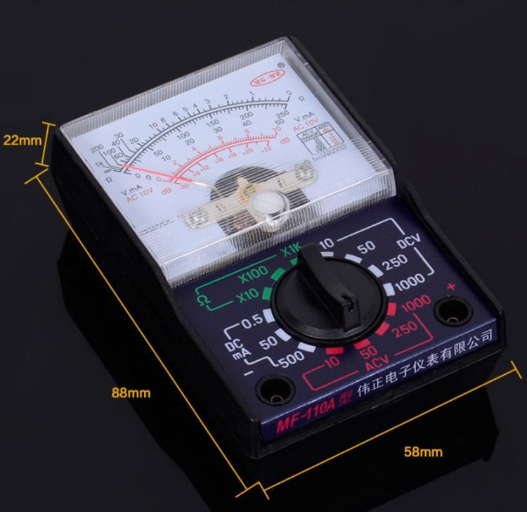 MF-110A Handheld Digital Multimeter Pointer Multimeter – Durable Build, Easy to Use