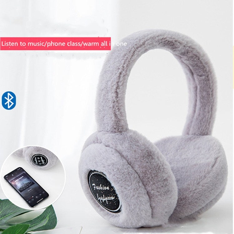 Bluetooth Earmuffs Winter Plush Windproof Men And Women Ear Cover – Bluetooth