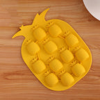 5 PCS Pineapple Creative Silicone Ice Tray Ice Maker Ice Mold, Random Color Delivery, Pineapple Ice Maker