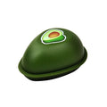 Creative Kitchen Refrigerator Vegetable Fruits Crisper Containers Plastic Fresh Storage Box Avocado