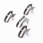 4 PCS / Set Adjustable Stainless Steel Finger Hand Guard Finger Protector Knife Slice Chop Safe Cooking Tools, 4 PCS / Set Finger Protector