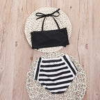 Cute Baby Girl Bikini Striped Triangle Bow Bathing Suit Proud Princess Beachwear, 70, 80, 110