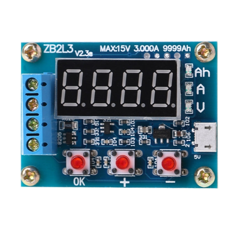 ZB2L3 Battery Capacity Tester 1.2-12V 18650 Li-ion Lithium Lead-acid Battery Capacity Meter Discharge Tester Analyzer, ZB2L3 Battery Capacity Tester – Durable Build, Easy to Use