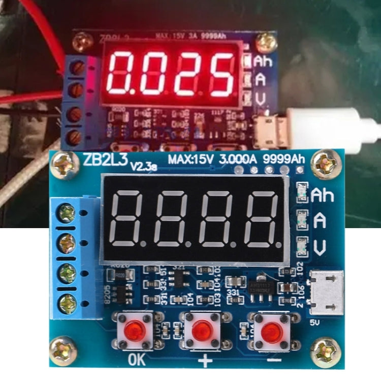 ZB2L3 Battery Capacity Tester 1.2-12V 18650 Li-ion Lithium Lead-acid Battery Capacity Meter Discharge Tester Analyzer, ZB2L3 Battery Capacity Tester – Durable Build, Easy to Use