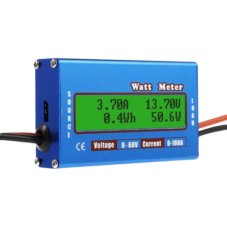 Airplane Model 0-100A 0-60V Continuous Current 50A High Precision Wattmeter Default Title