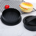 LsCook Hamburger Meat Press Tool Patty Maker Mold Cutlet, 2PCS Black