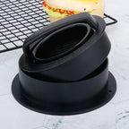 LsCook Hamburger Meat Press Tool Patty Maker Mold Cutlet, 2PCS Black