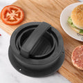 LsCook Hamburger Meat Press Tool Patty Maker Mold Cutlet, 2PCS Black 2PCS Black