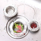 Hand-held Shower Drain Hole Filter Stainless Steel Kitchen Sink Strainer