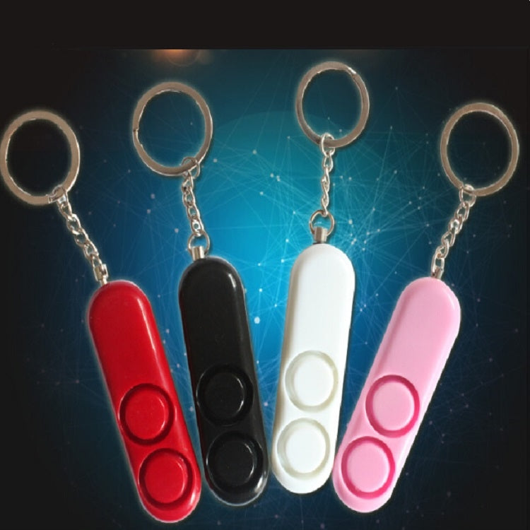 2 PCS 120dB Self Defense Anti-rape Device Dual Speakers Loud Alarm Safety Personal Security Keychain, Random Color Delivery Default Title