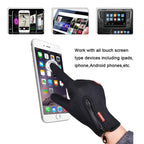 Outdoor Sports Hiking Winter Leather Soft Warm Bike Gloves For Men Women, L, M, S, XL