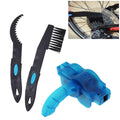 Cycling Bike Bicycle Chain Wheel Wash Cleaner Tool Cleaning Brushes Scrubber Set Clean Repair tools, 3 3