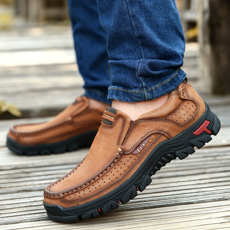 Comfortable and Breathable Non-Slip Set Feet Outdoor Hiking Sneakers Formal Shoes for Men, 47, 48