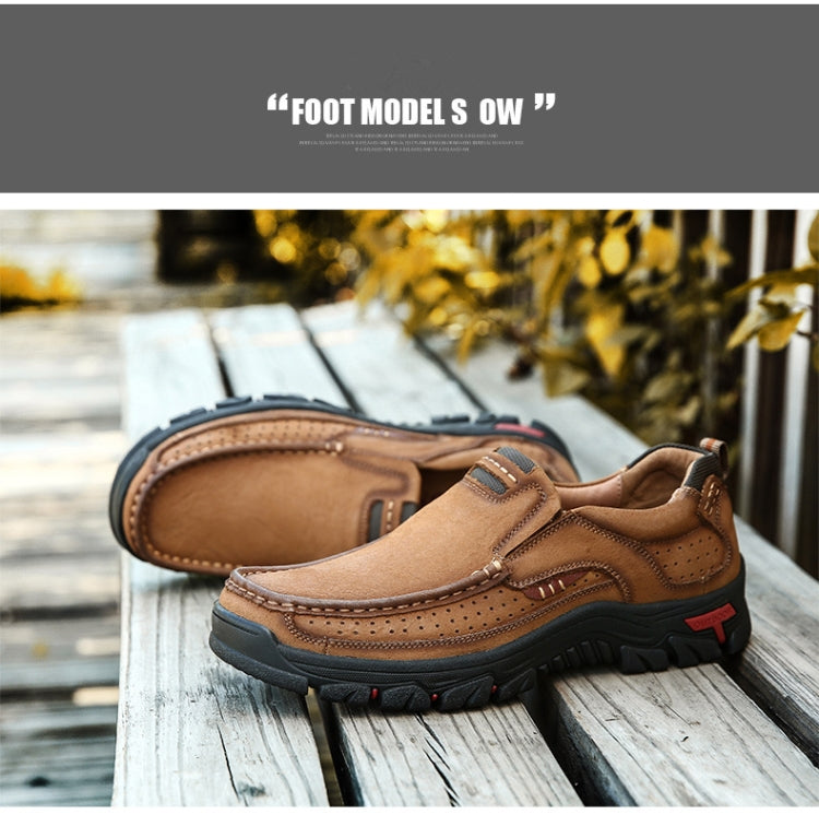 Comfortable and Breathable Non-Slip Set Feet Outdoor Hiking Sneakers Formal Shoes for Men, 47, 48