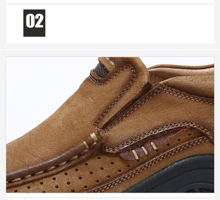 Comfortable and Breathable Non-Slip Set Feet Outdoor Hiking Sneakers Formal Shoes for Men, 47, 48