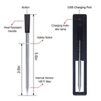 BBQ Kitchen Wireless Bluetooth Smart Food Oven Thermometer, Food Temperature Range: 0-100 degree