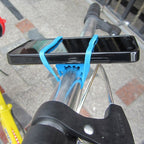5 PCS Silicon Strap Mountain Road Bike Torch Phone Flashlight Elastic Bandage Bicycle Light Mount Holder