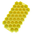 37 Grids Ice Cubes Honeycomb Ice Cream Maker Form DIY Mould Popsicle Molds Yogurt Ice Box Fridge Treats Freezer Yellow