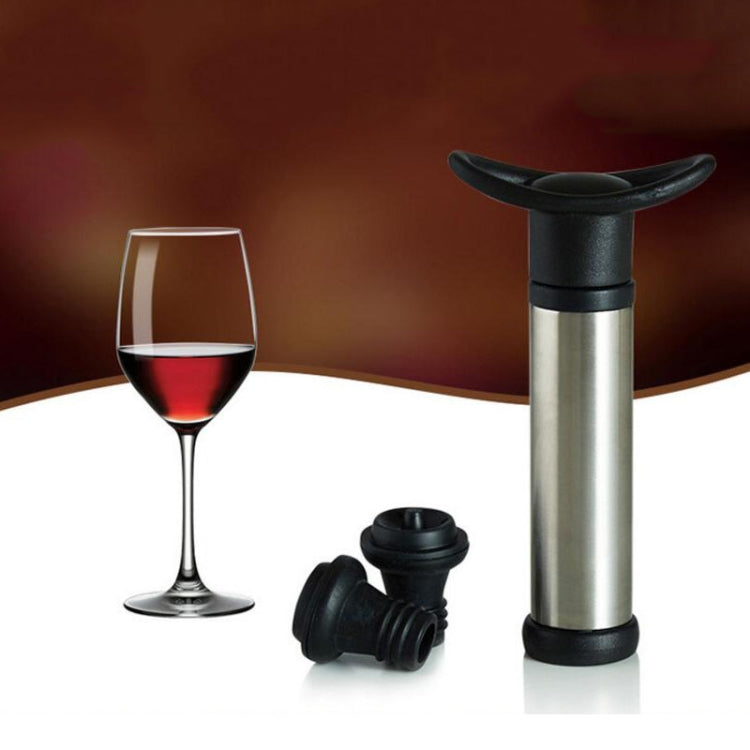 Stainless Steel Wine Stopper Champagne Stopper Red Wine Vacuum Pump, Stainless Steel Wine Stopper Stainless Steel Wine Stopper