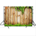2.1m x 1.5m Flower Vine Vintage Wooden Board for Children Photographing Photography Background Cloth, Flower Vine Flower Vine
