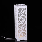 Simple Modern Hollow Carved Creative Energy-saving LED Night Light Bedroom Study Decorative Table Lamp – Durable Build, Easy to Use