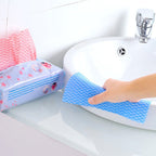 80 Sheet Pull-type Environmental Protection Disposable Non-woven DishCloth, Non-woven DishCloth(Green), Non-woven DishCloth(Beige) – Durable Build, Easy to Use