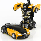 One-click Transforming Toy Car Impact Deformation Toy Model Car