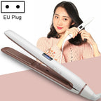 Professional Hair Straightener LED Display Ceramic Coating Plate Ionic Curling Flat Iron Default Title