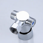 Brass Adjustable Temperature Three-way Valve Cold And Hot Water Mixing Switch Brass Induction Faucet, Three-way Valve