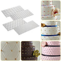2 Sets DIY Cake Mold Wexture Fondant Printing Mold, Plaid pattern, Roll rattan – Durable Build, Easy to Use Plaid pattern Plaid pattern 57051